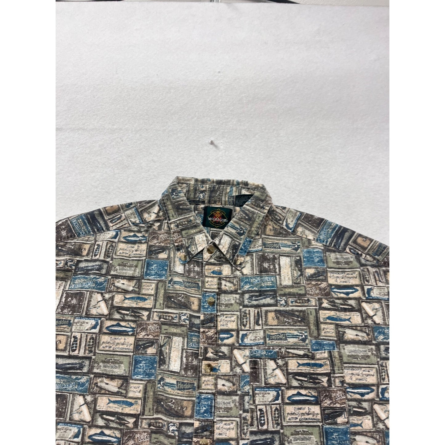 McGregor Short Sleeve Button-Up Shirt 2XL #367A