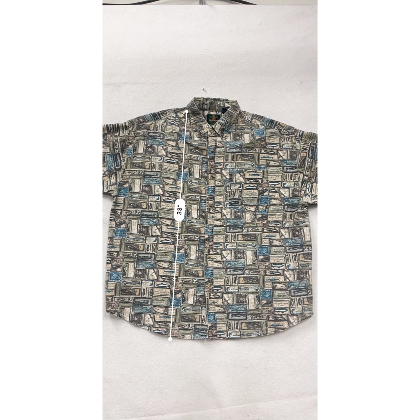 McGregor Short Sleeve Button-Up Shirt 2XL #367A
