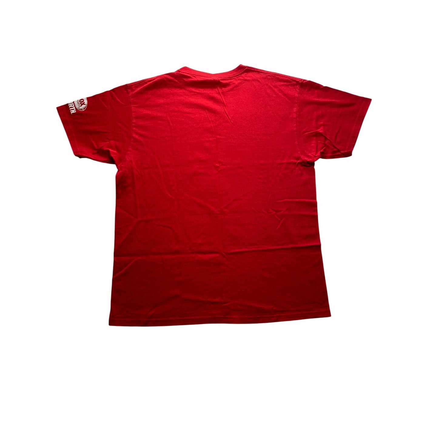 Minnesota Wild Red T-Shirt Anvil XL 100% Cotton Fox Sports North Logo #7153