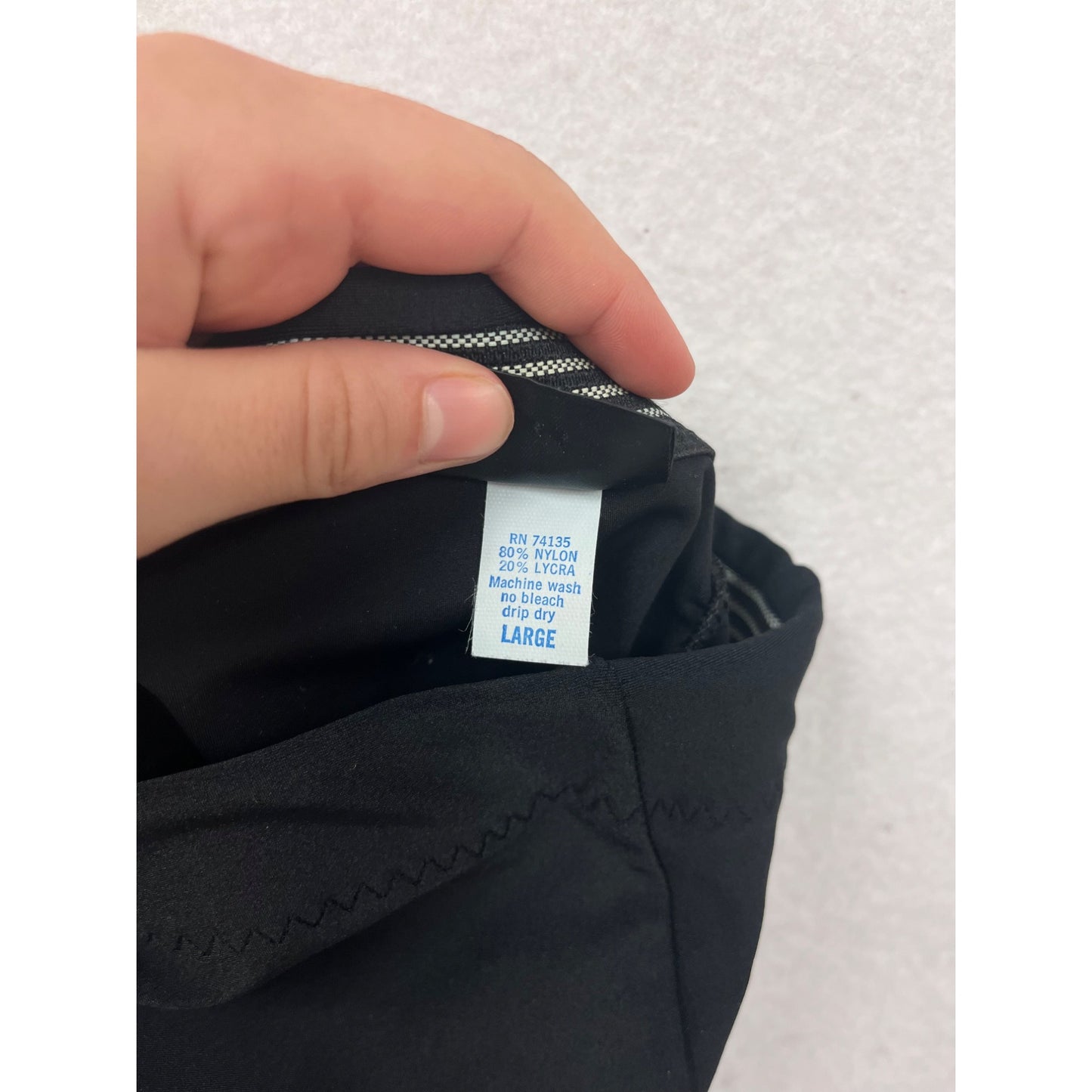 Womens Descente Black Athletic Leggings Large #8129