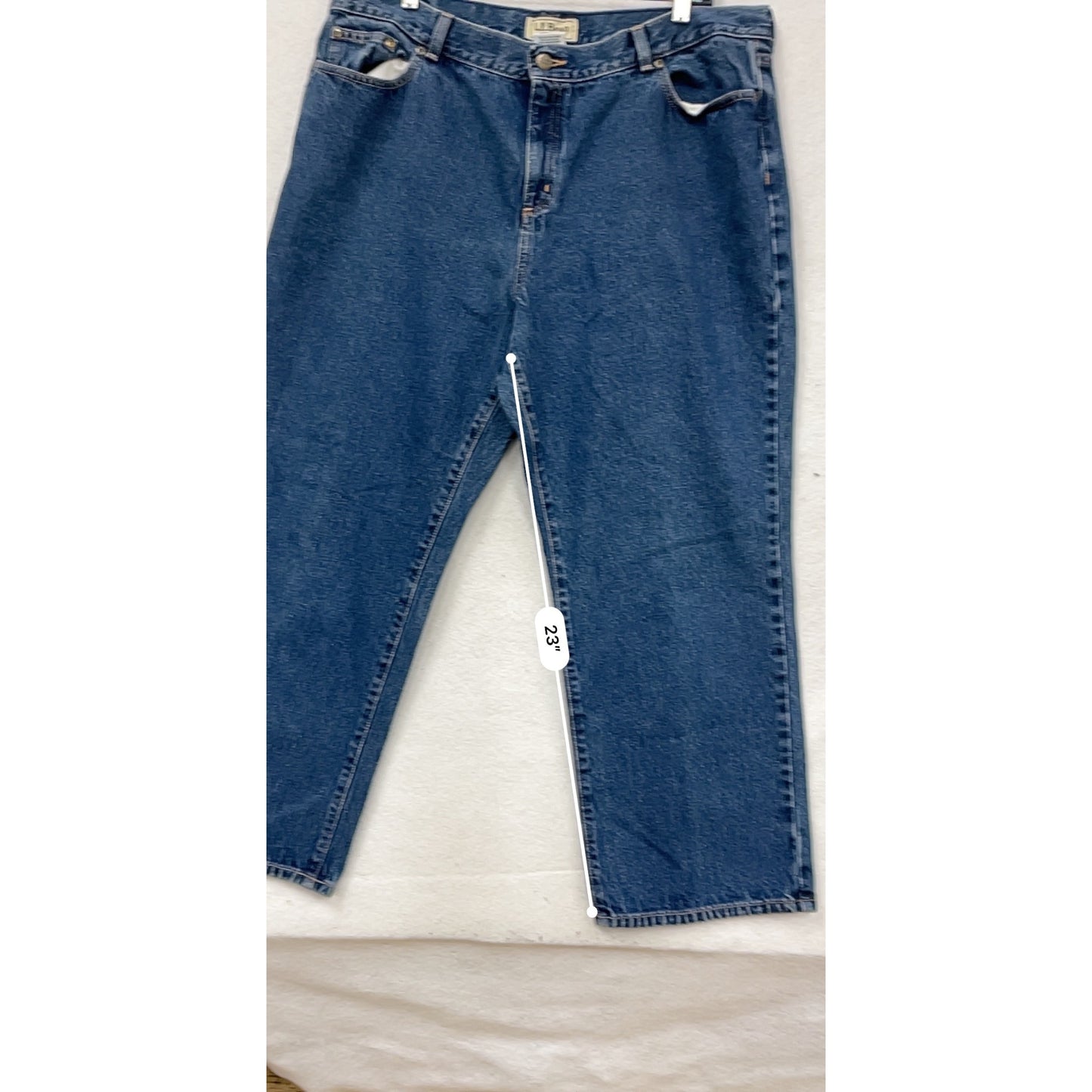 L.L. Bean Straight Fit Blue Jeans Size 20 #462A