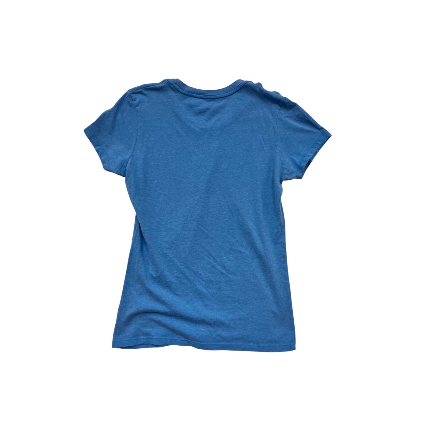 Dr. Seuss The Cat In The Hat Womens Blue Graphic T-Shirt Large #8196