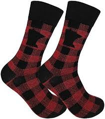 Plaid Minnesota Socks
