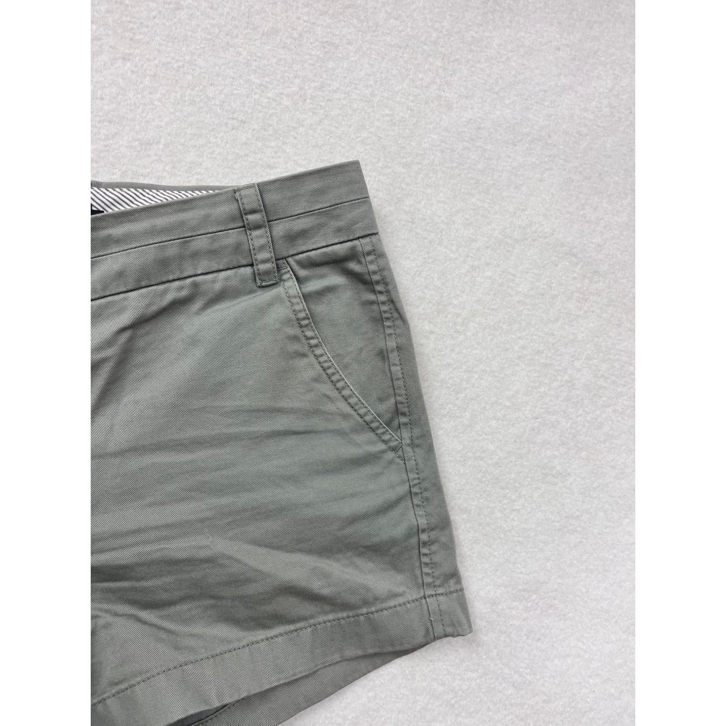 J.Crew Womens Chino Shorts Gray Casual Summer Wear #6405