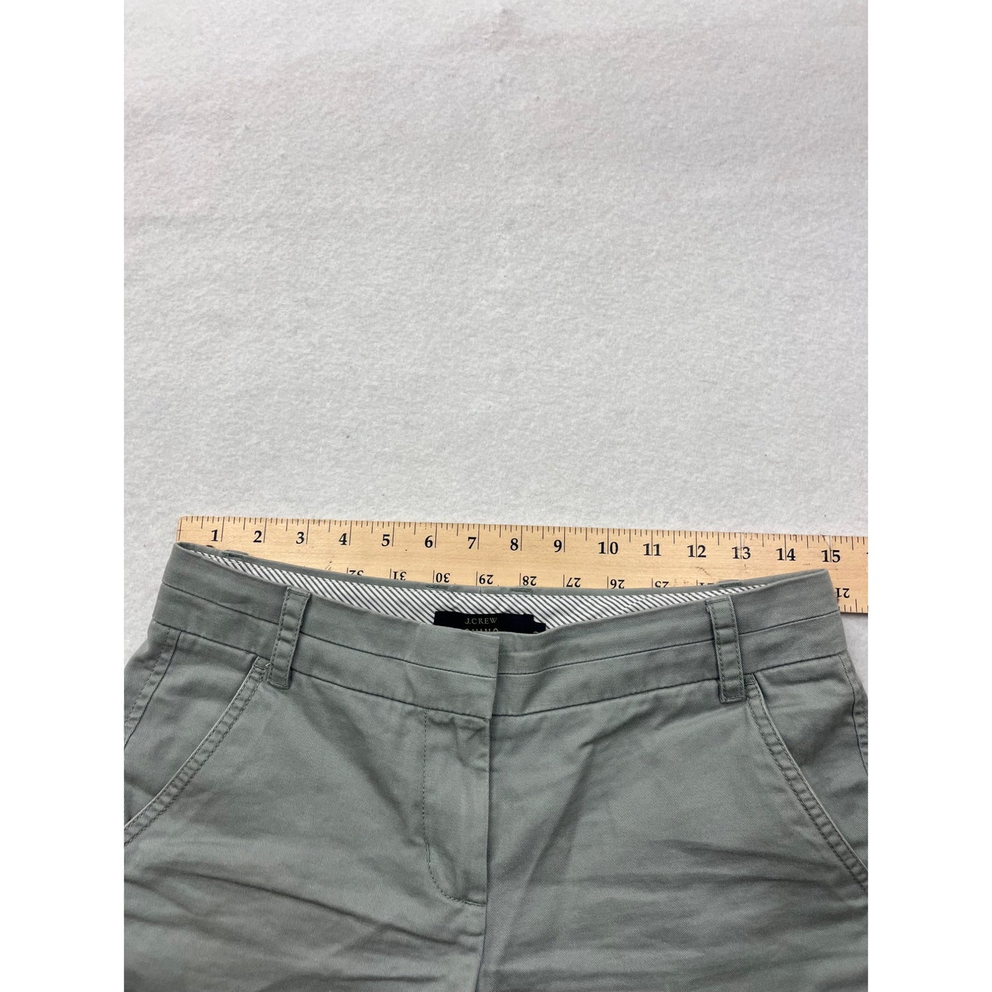 J.Crew Womens Chino Shorts Gray Casual Summer Wear #6405
