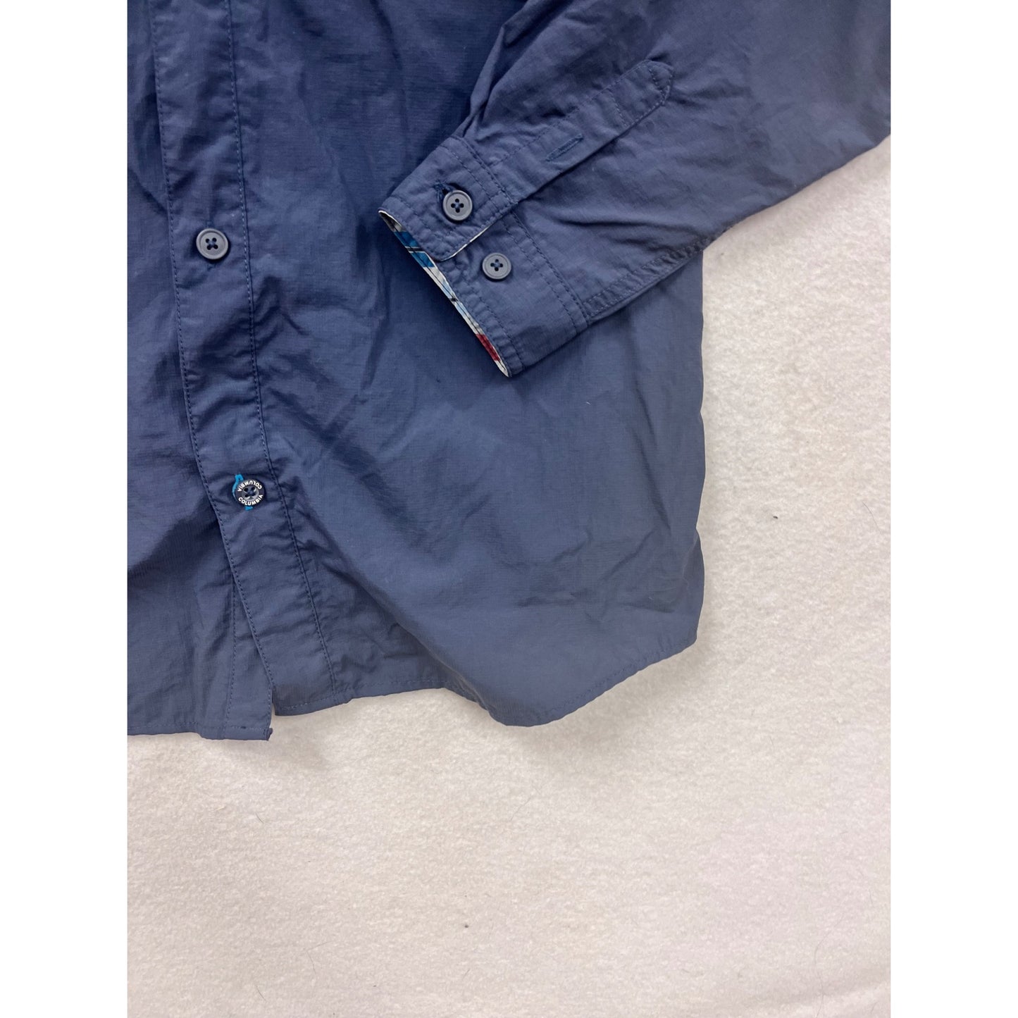 Columbia Boys Long Sleeve Shirt Navy #8389