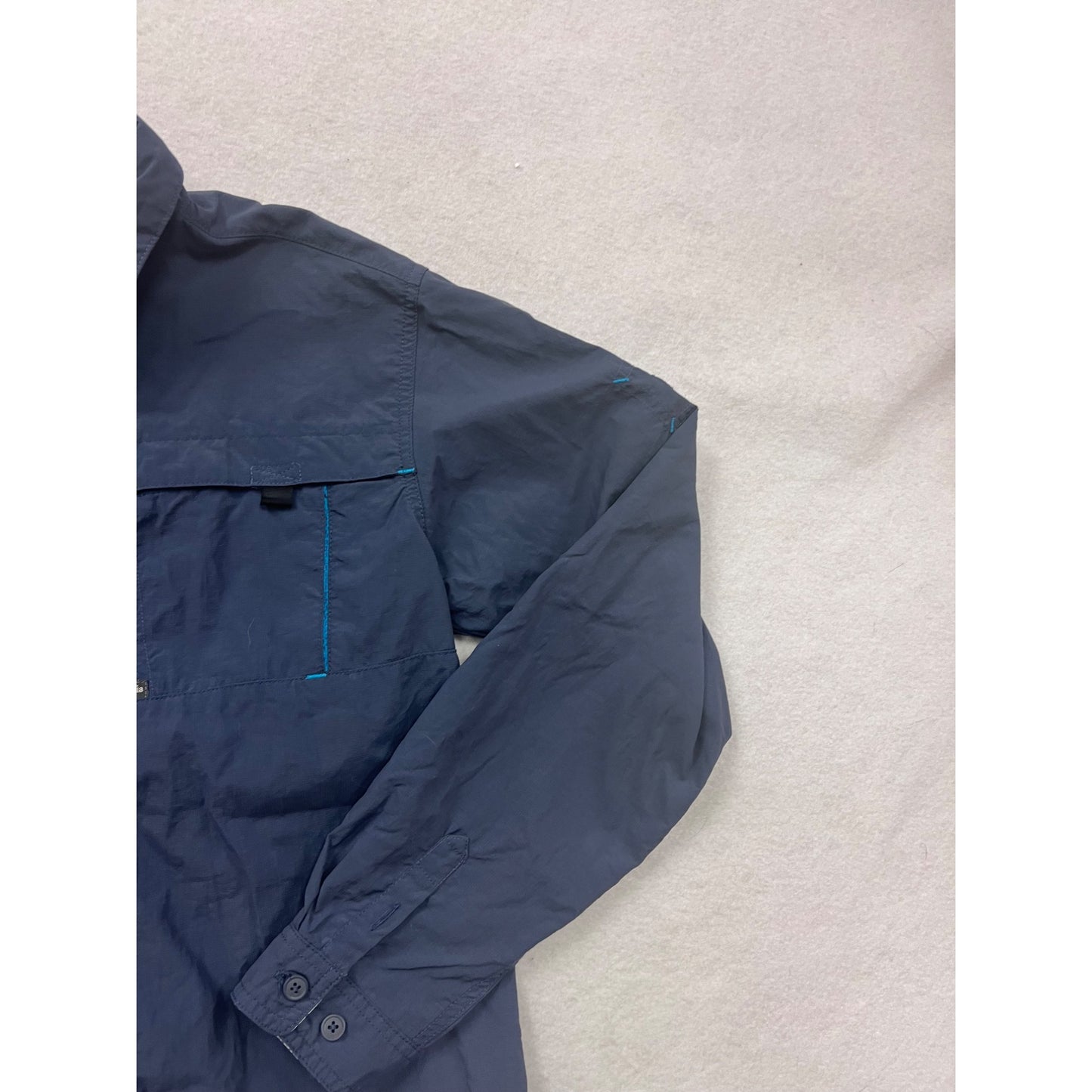 Columbia Boys Long Sleeve Shirt Navy #8389