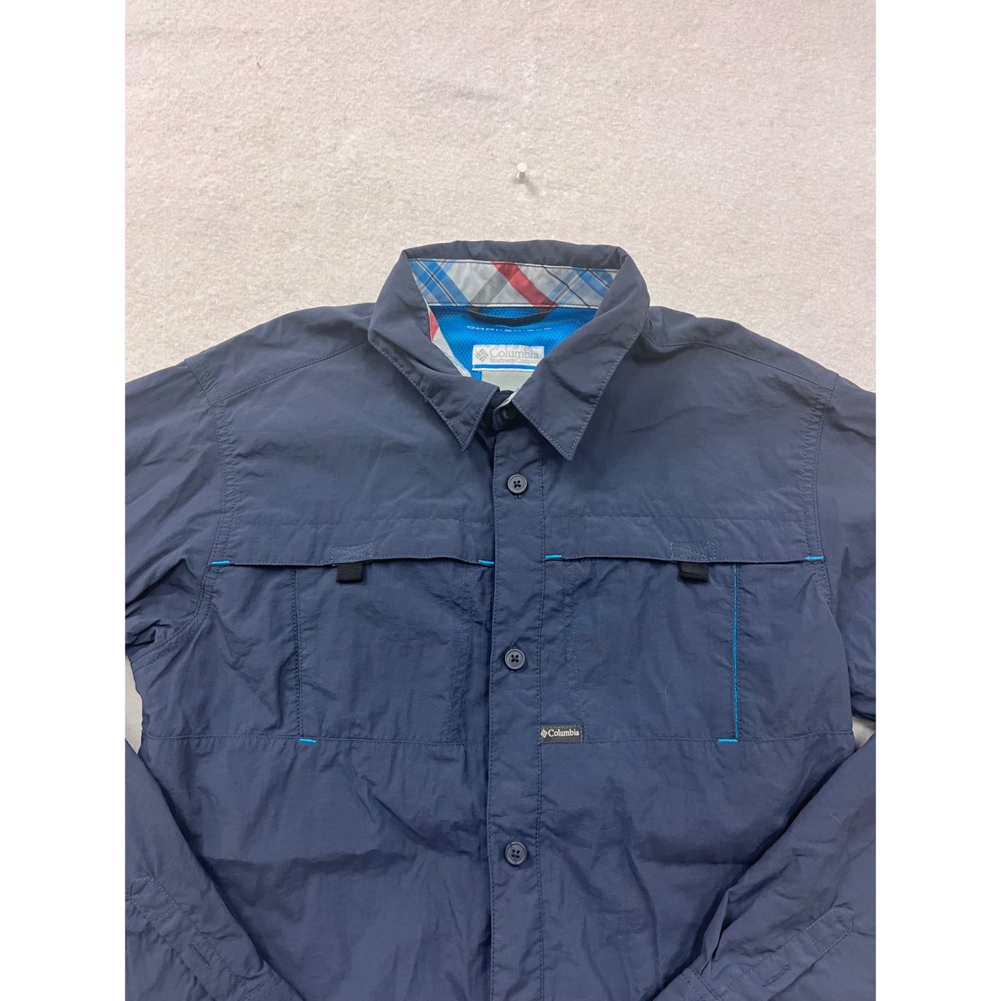 Columbia Boys Long Sleeve Shirt Navy #8389