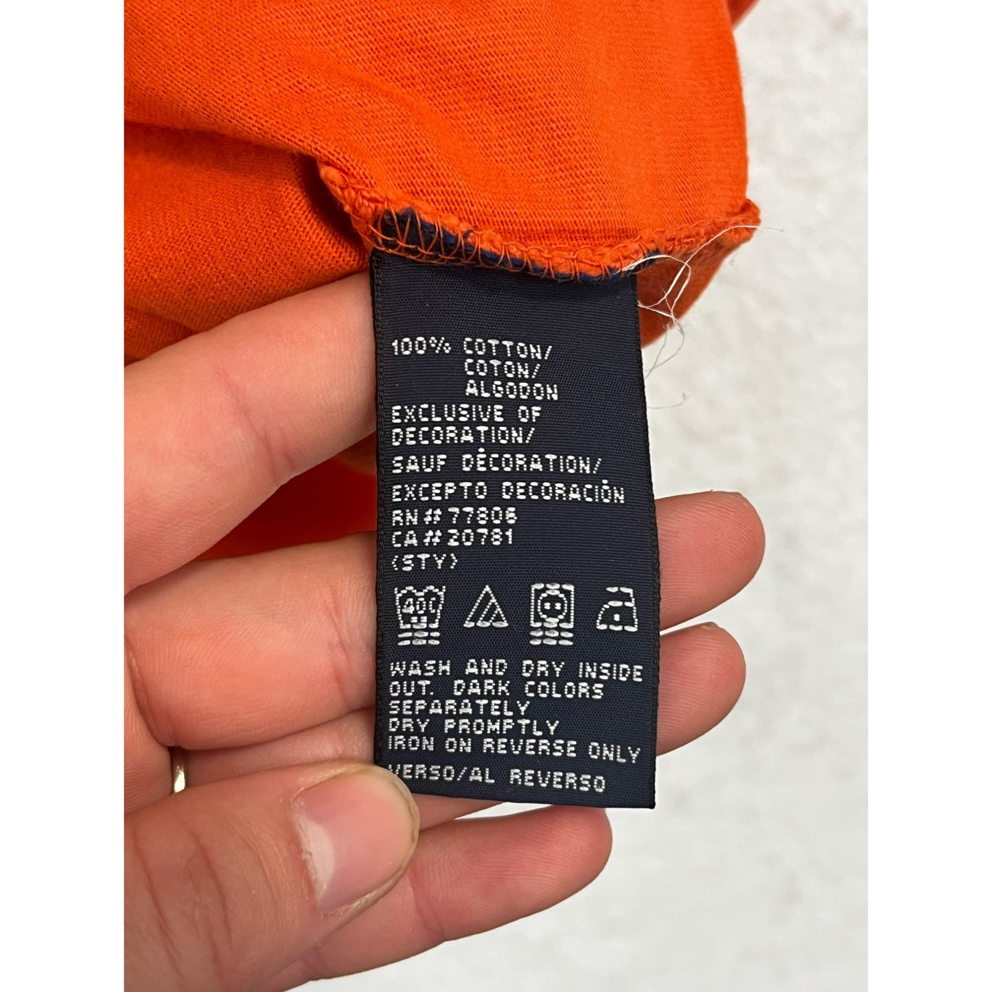 Women’s Tommy Hilfiger Orange Crewneck