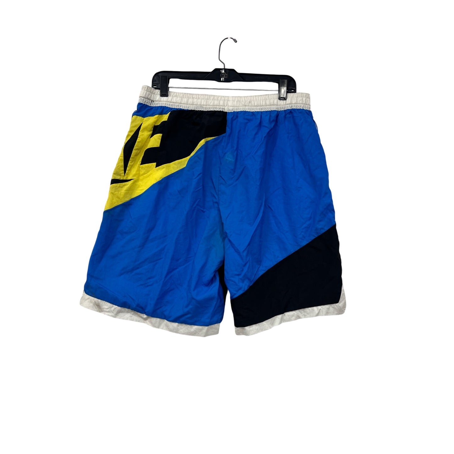Nike Mens XL Swim Shorts Blue/Yellow/Black Colorblock #38A