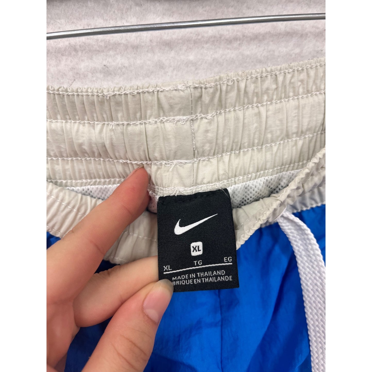 Nike Mens XL Swim Shorts Blue/Yellow/Black Colorblock #38A