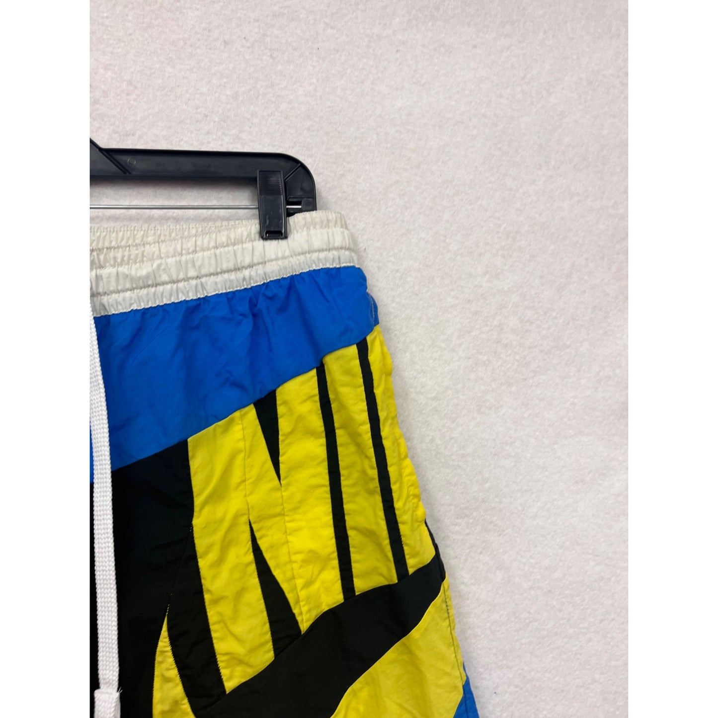 Nike Mens XL Swim Shorts Blue/Yellow/Black Colorblock #38A