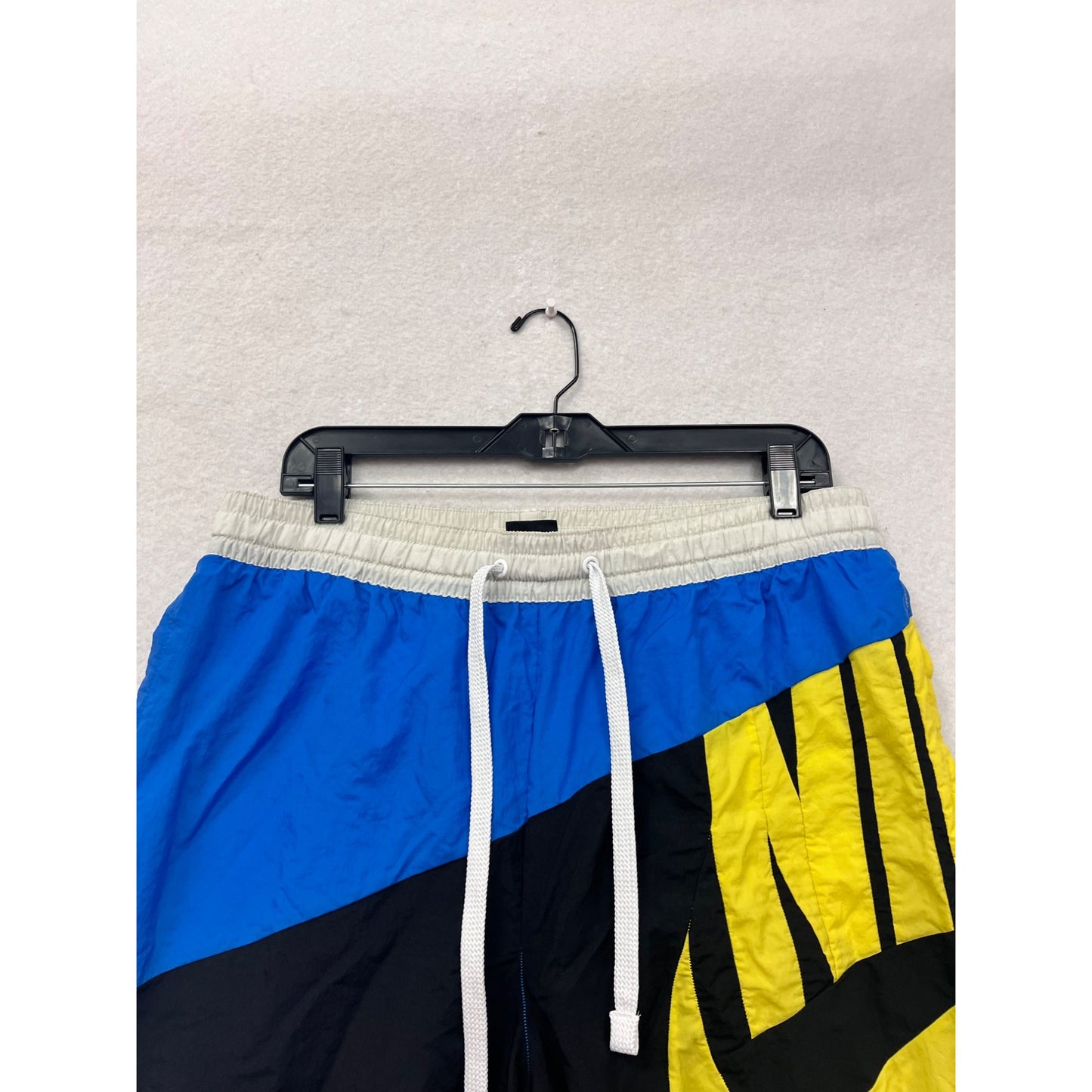 Nike Mens XL Swim Shorts Blue/Yellow/Black Colorblock #38A