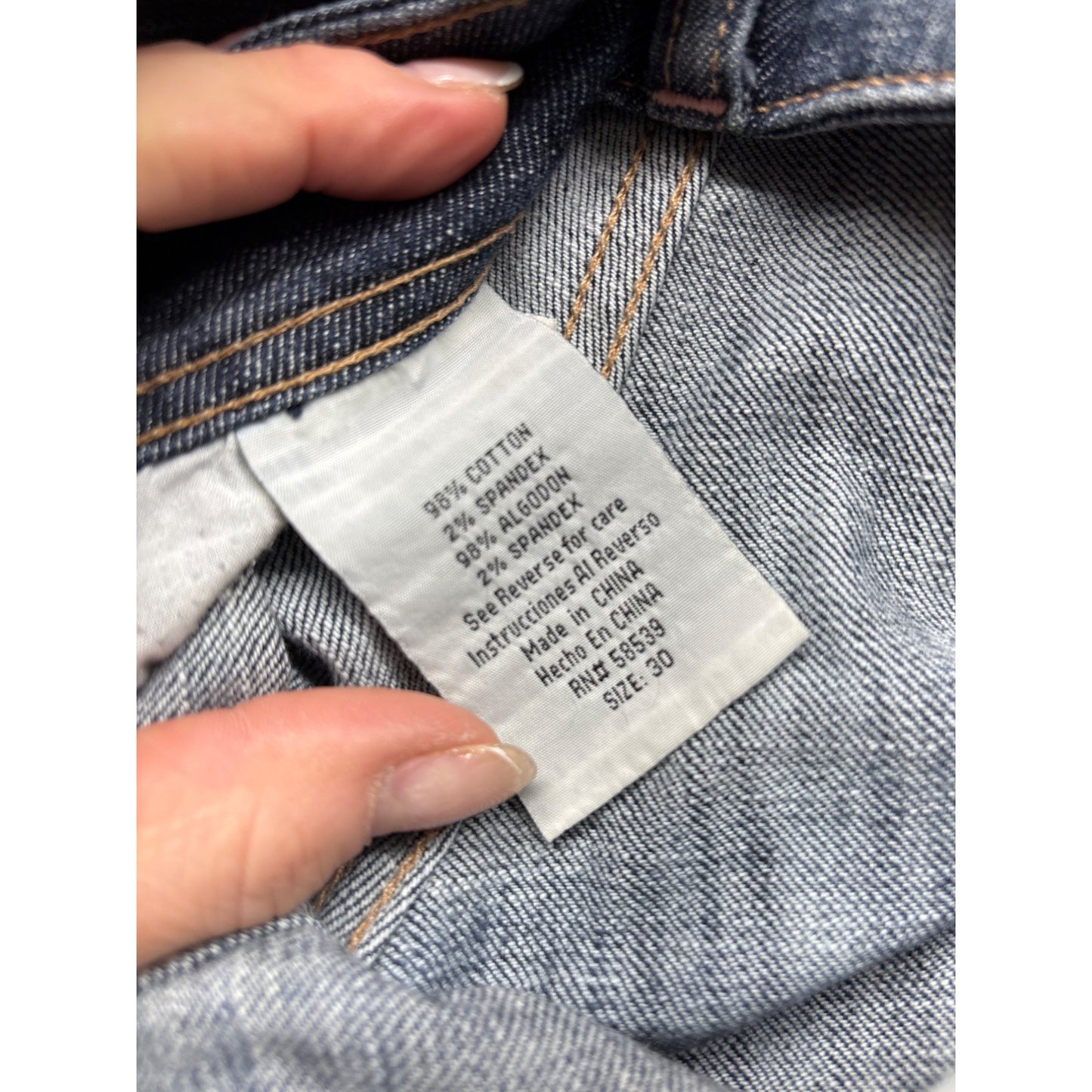 See Thru Soul Womens Bootcut Jeans Size 30 Cotton Blend Denim #6377
