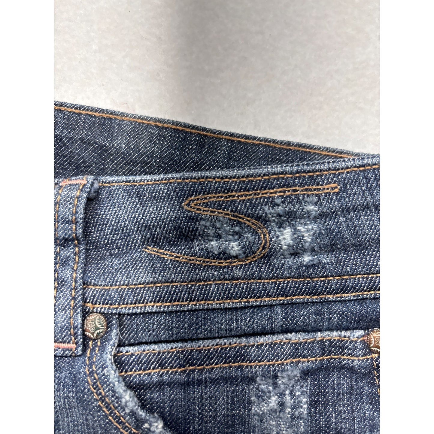 See Thru Soul Womens Bootcut Jeans Size 30 Cotton Blend Denim #6377
