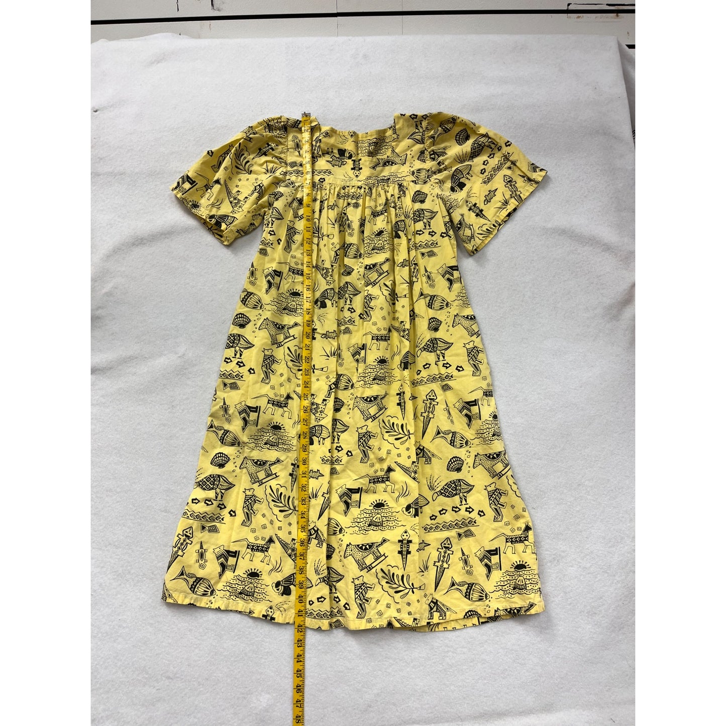 Women’s Unbranded Yellow African Print Dress #6002