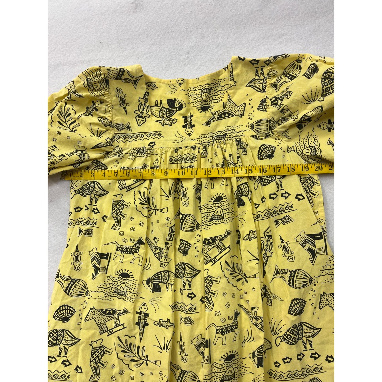 Women’s Unbranded Yellow African Print Dress #6002