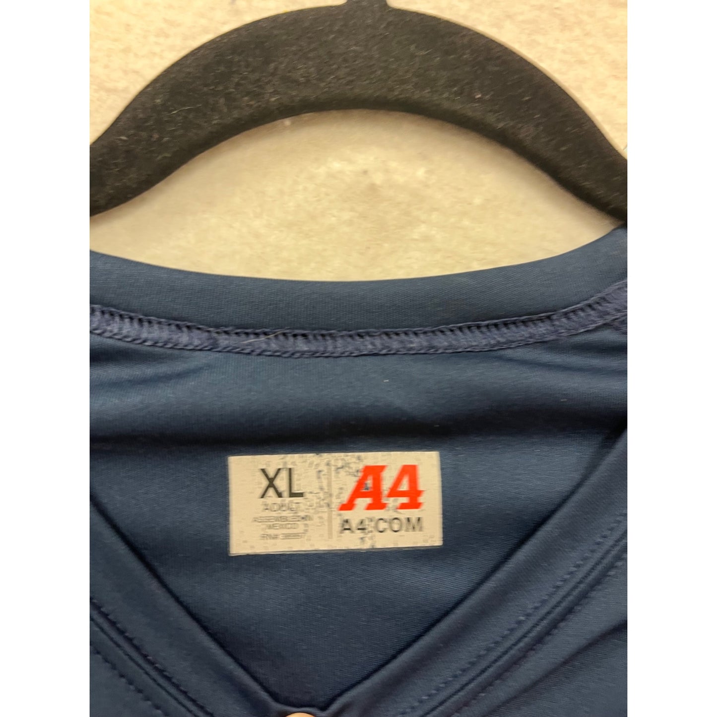Minnesota Blue & White A4 XL Short Sleeve Athletic Shirt #936A