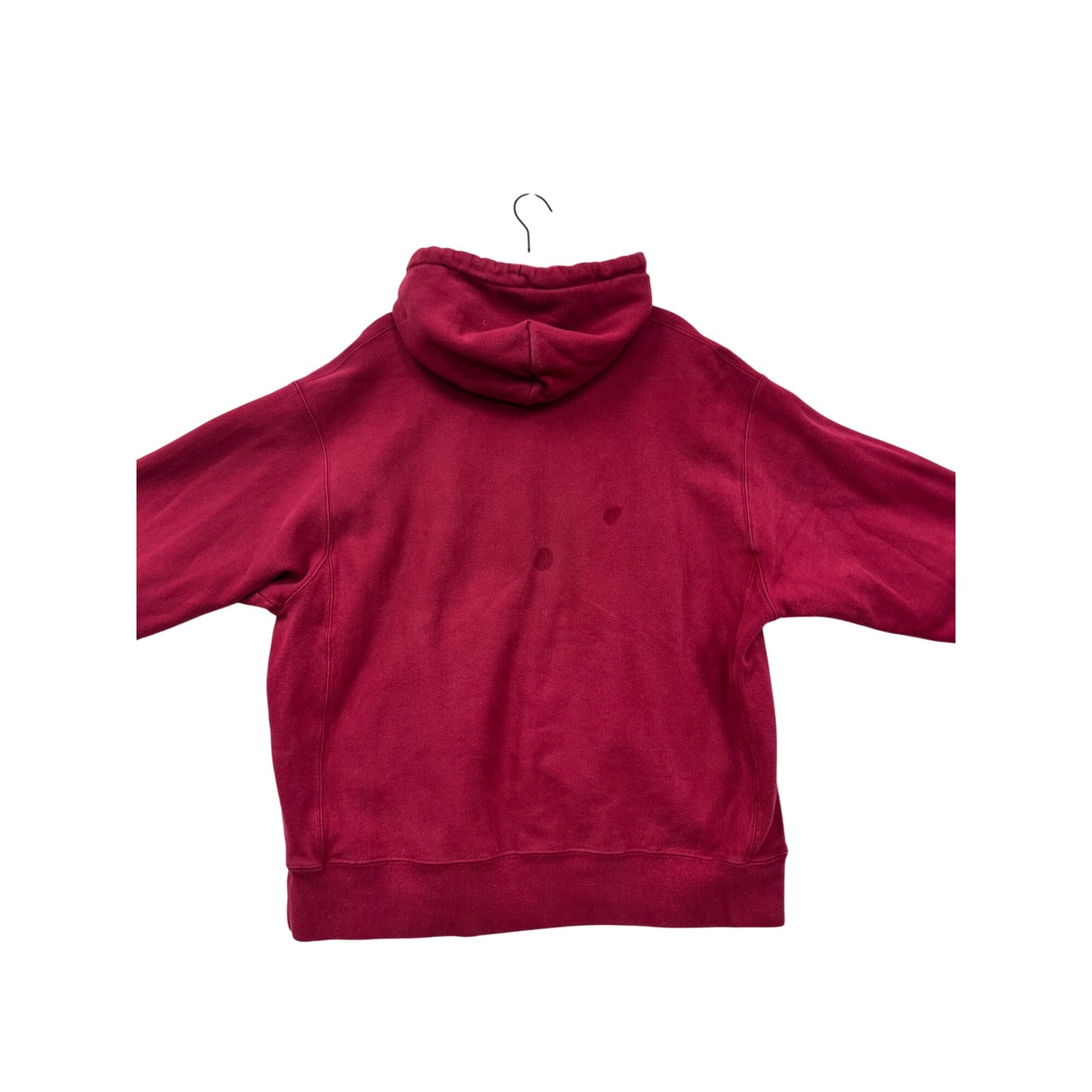 Champion Mens Red Reverse Weave Hoodie XL #77A