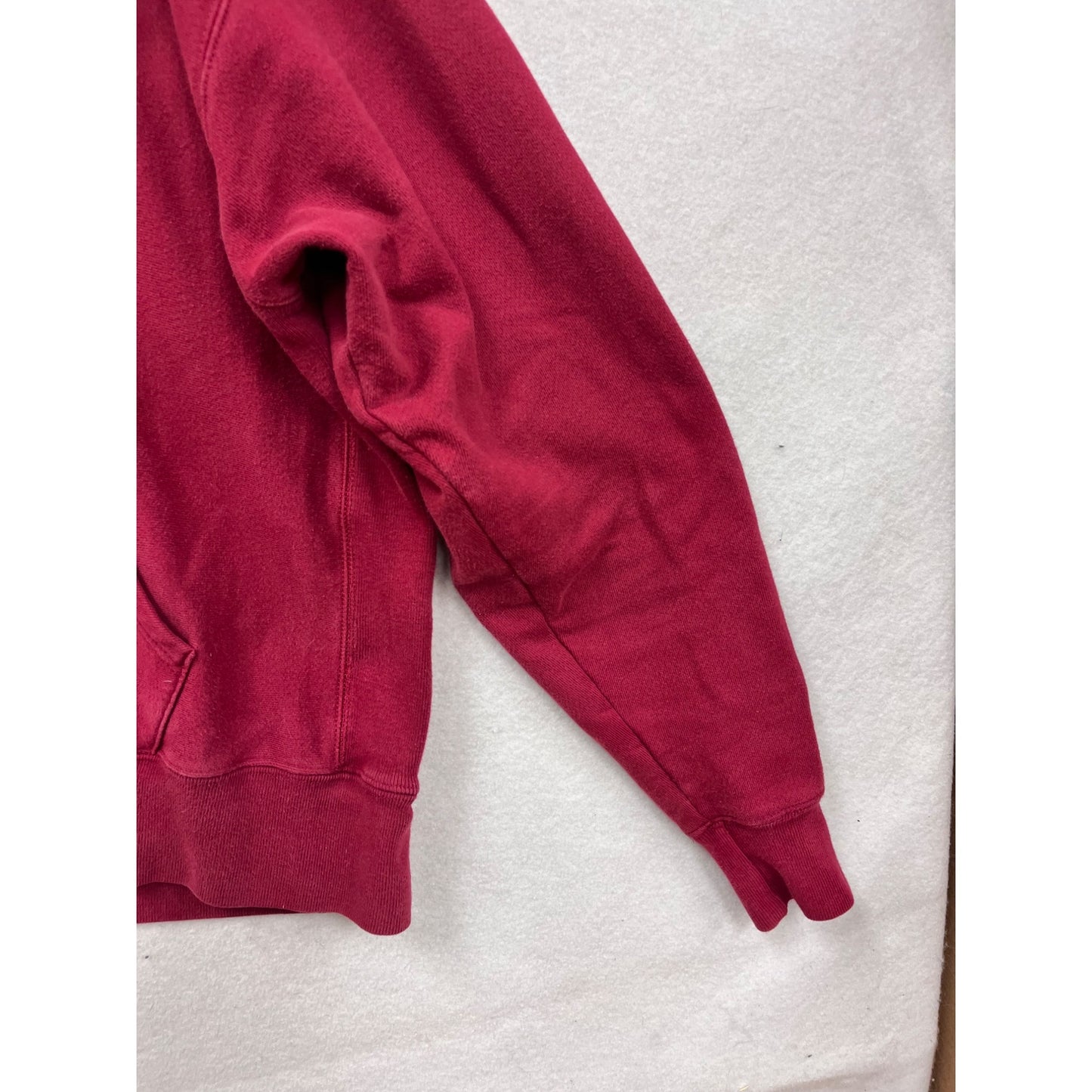 Champion Mens Red Reverse Weave Hoodie XL #77A