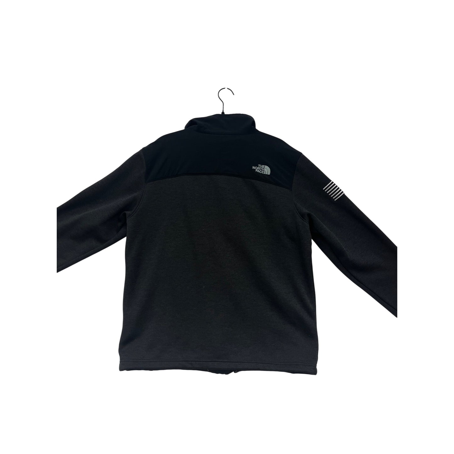 The North Face Mens Large BMR Outfitters Full-Zip Jacket Black & Gray #6954