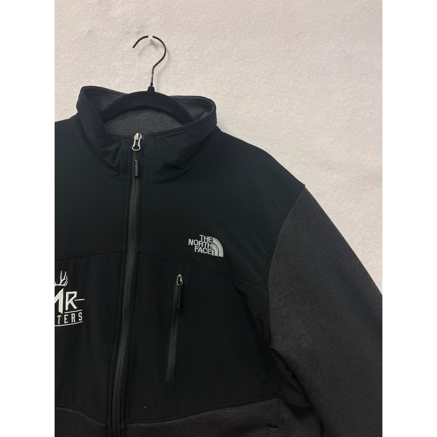 The North Face Mens Large BMR Outfitters Full-Zip Jacket Black & Gray #6954
