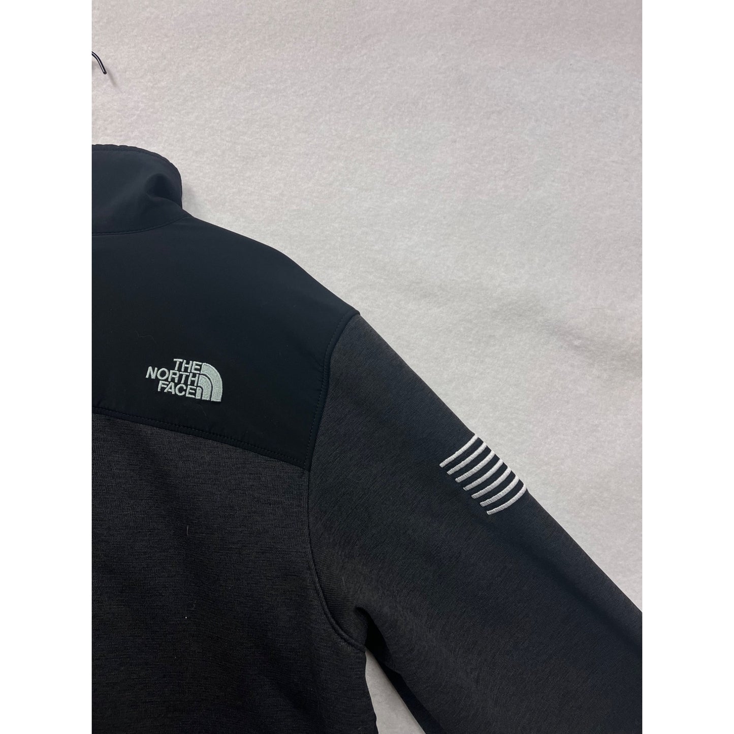 The North Face Mens Large BMR Outfitters Full-Zip Jacket Black & Gray #6954