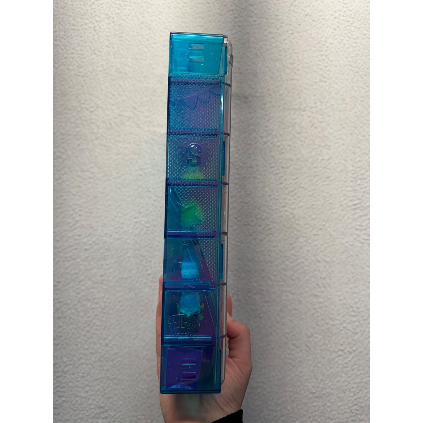 Shopkins Collectors Case With 38 Assorted Mini Figures & Blue Display Box #5925
