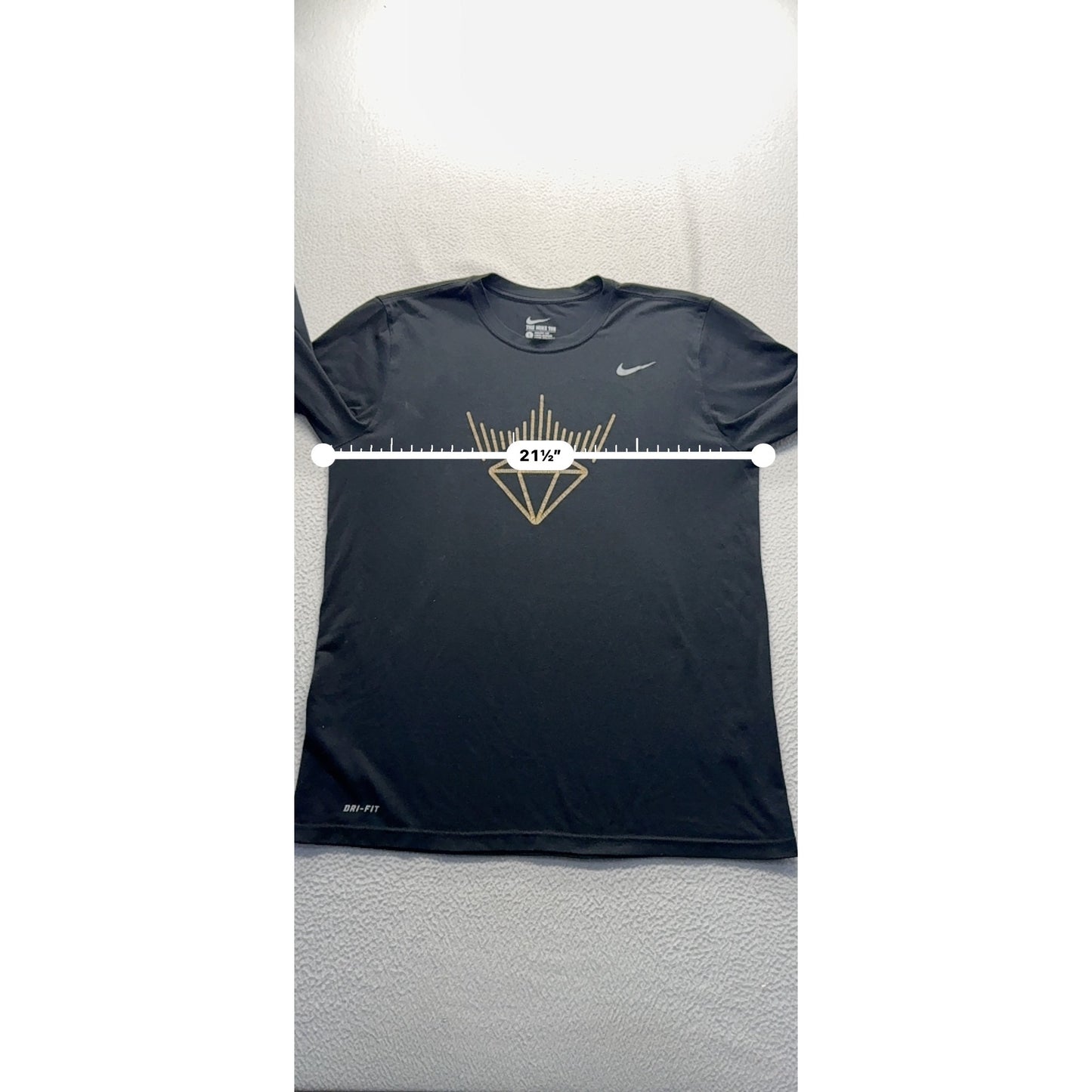 Nike Dri-Fit Long Sleeve Graphic Tee Diamond Royalty Performance Shirt #9597