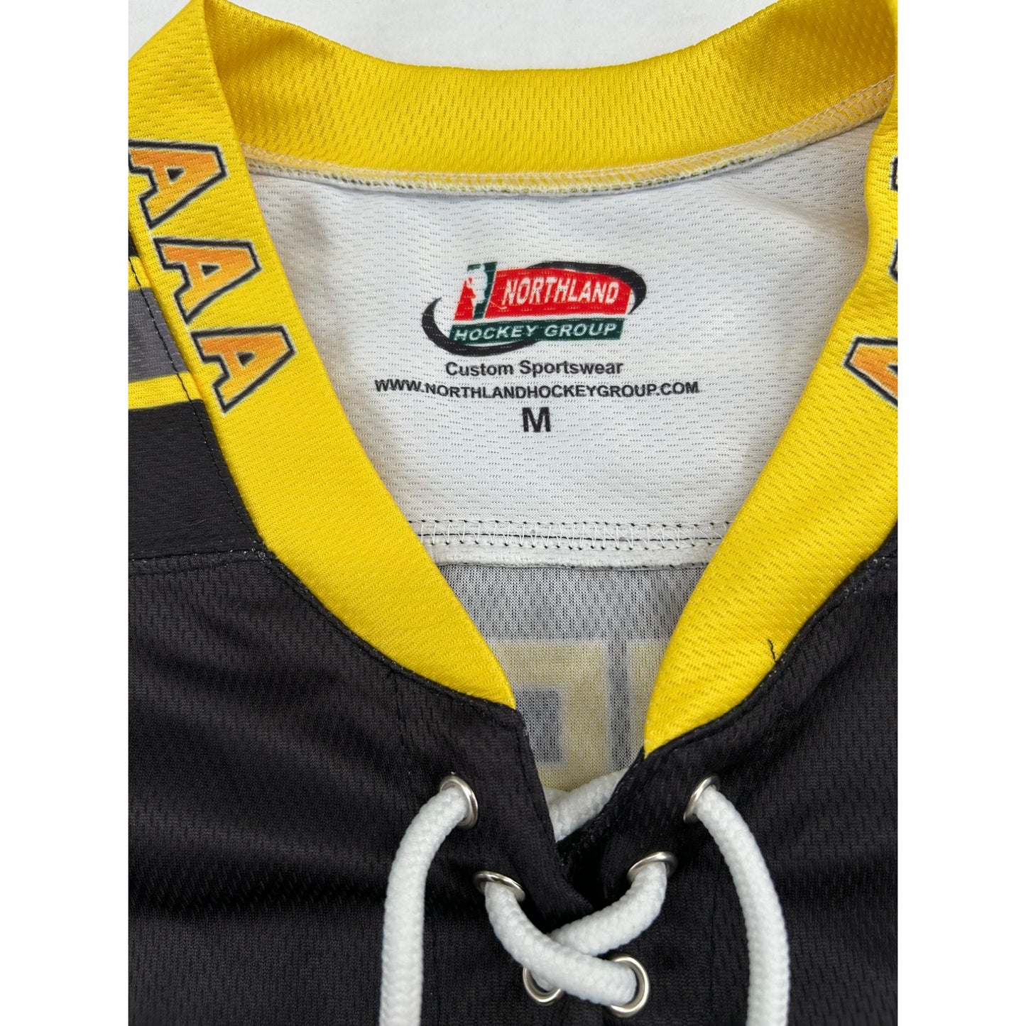 Northland Hockey Group Black & Yellow Jersey With "ONeill 11" Design #6431