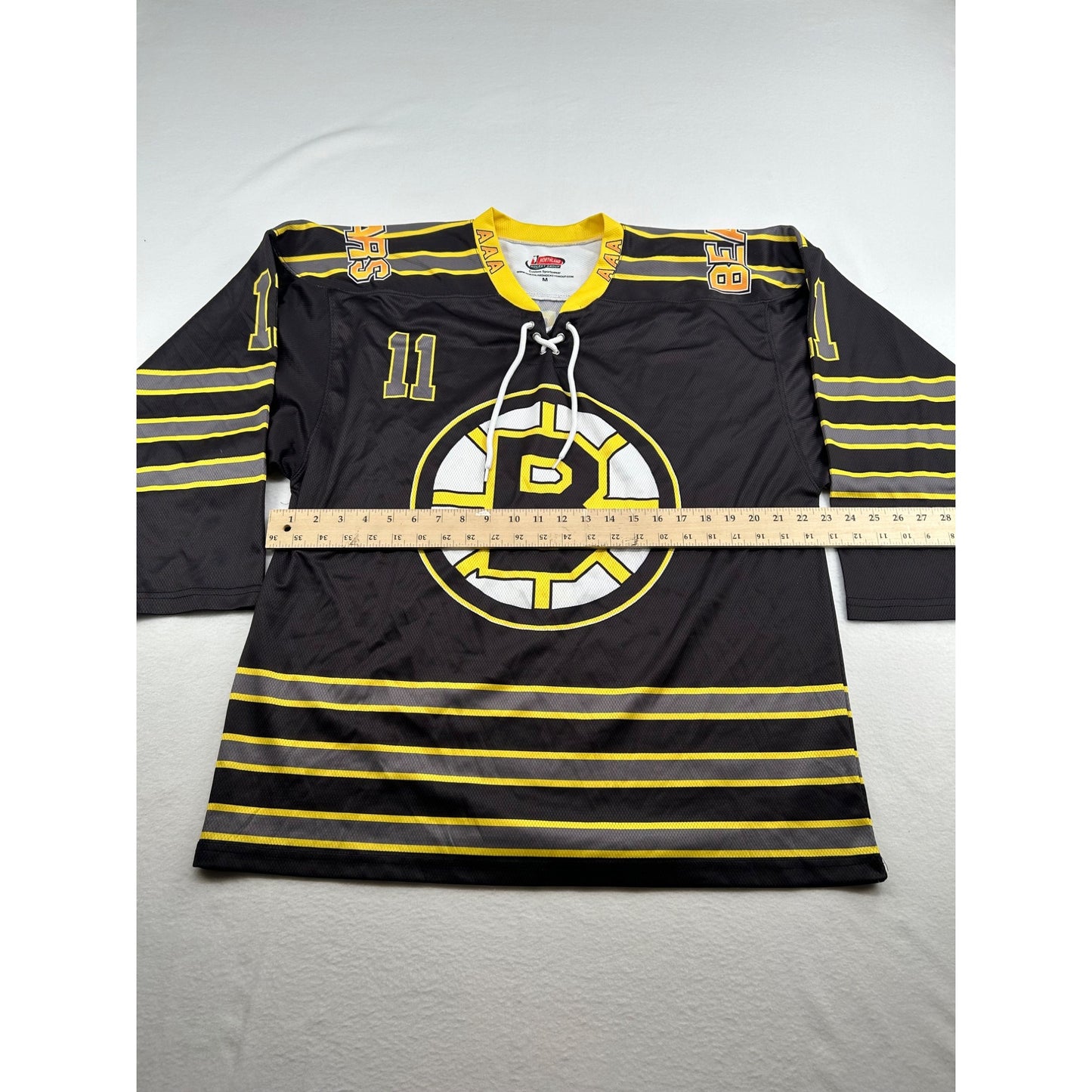 Northland Hockey Group Black & Yellow Jersey With "ONeill 11" Design #6431