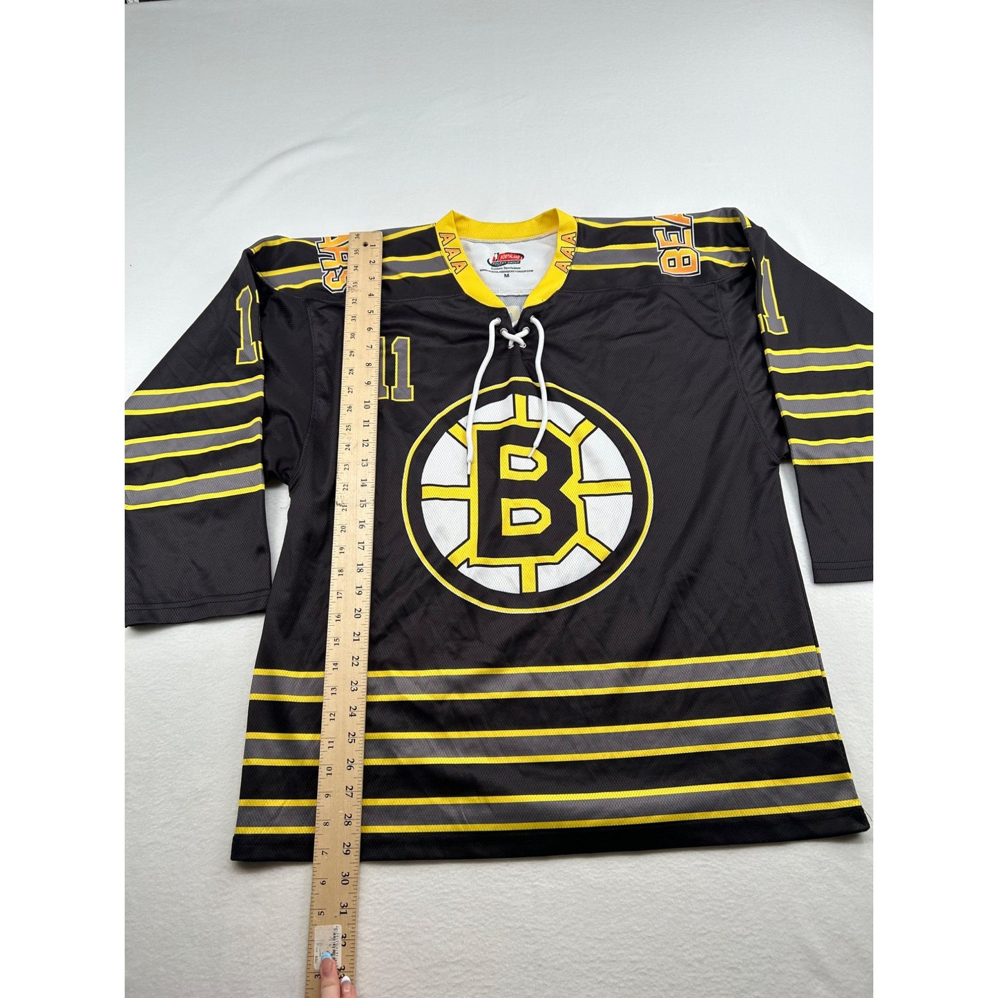 Northland Hockey Group Black & Yellow Jersey With "ONeill 11" Design #6431