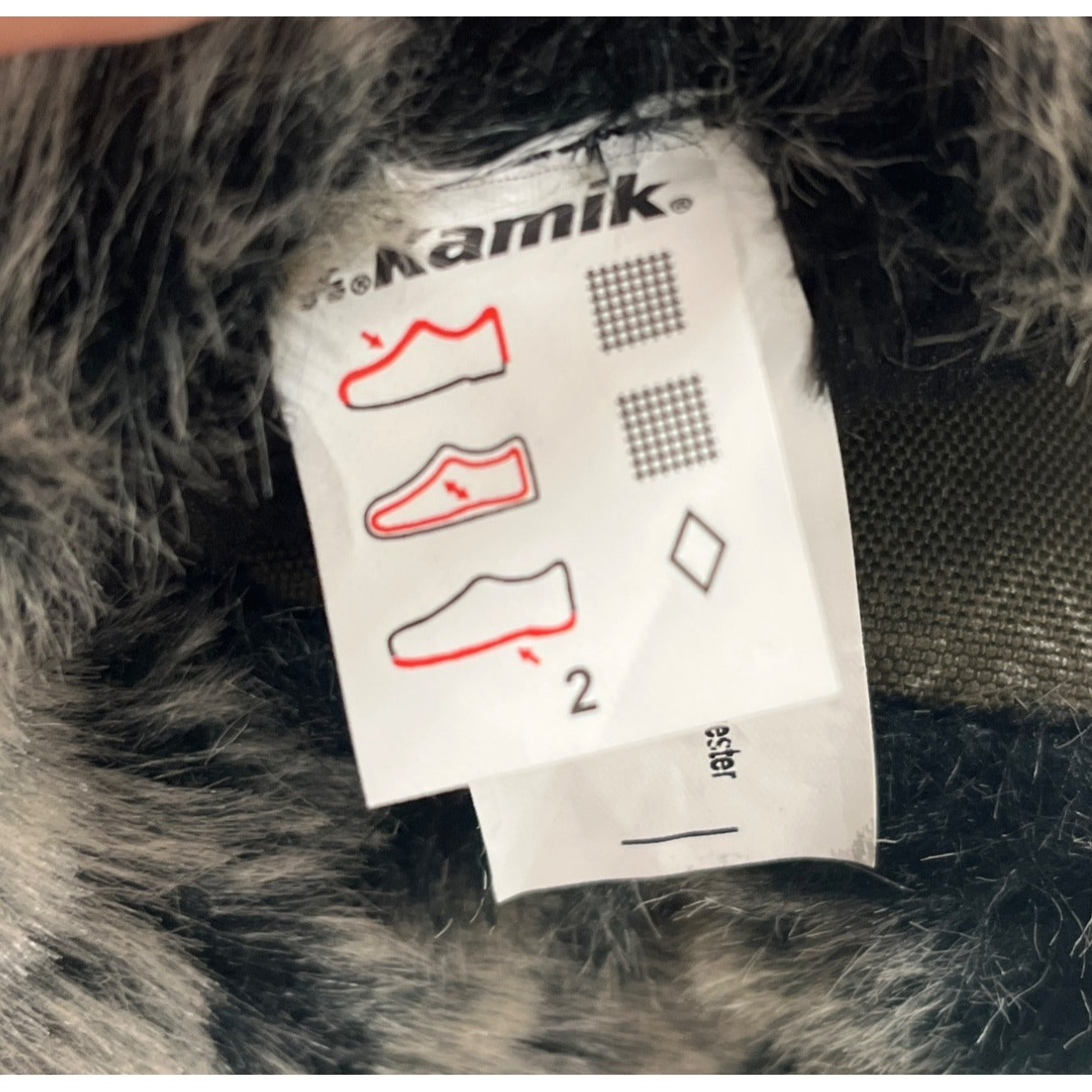 Girls New Kamik Fur Lined Winter Boots