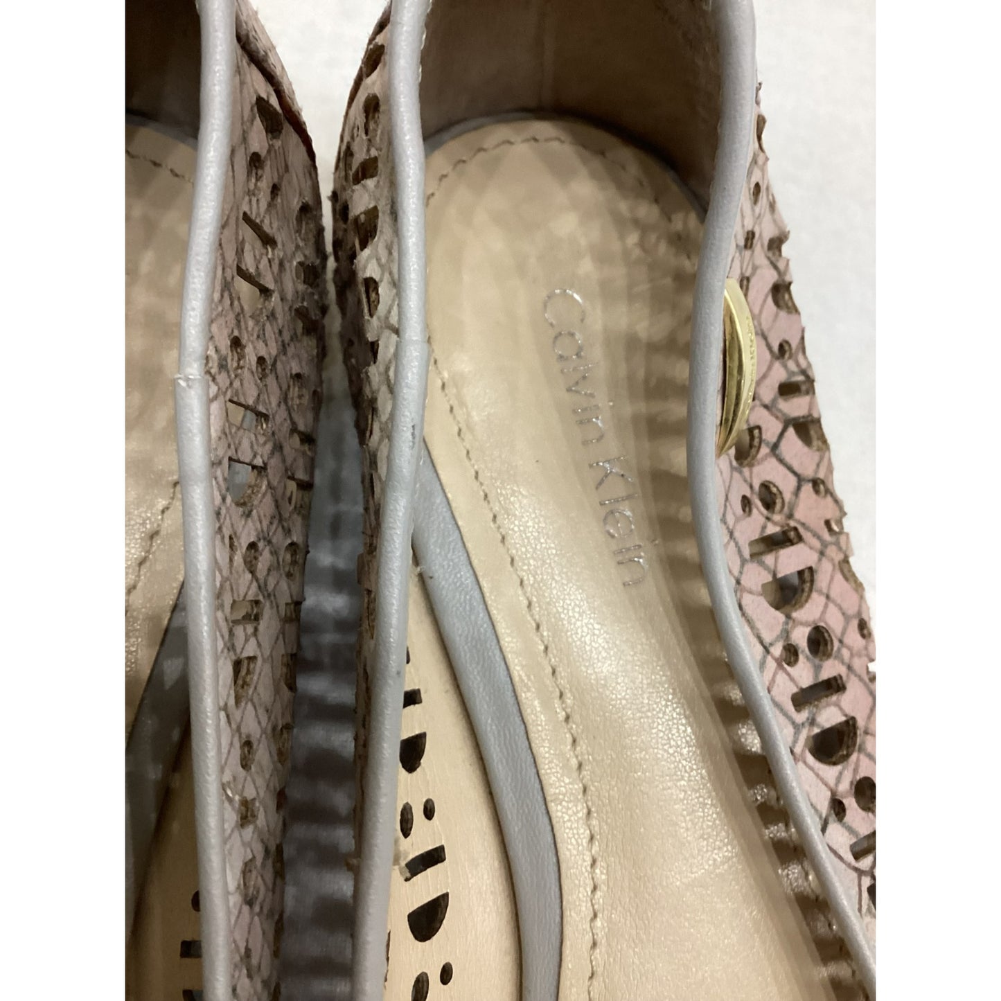 Calvin Klein open flats