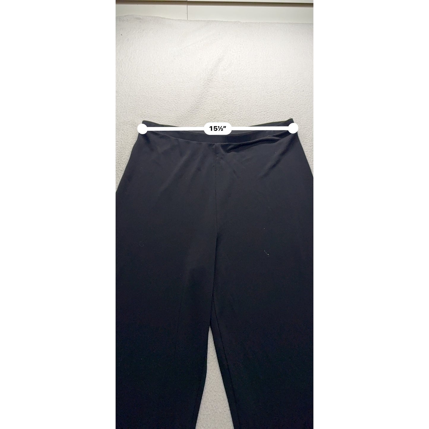 Casual Corner Annex Essentials Black Wide-Leg Pants Size M 254B