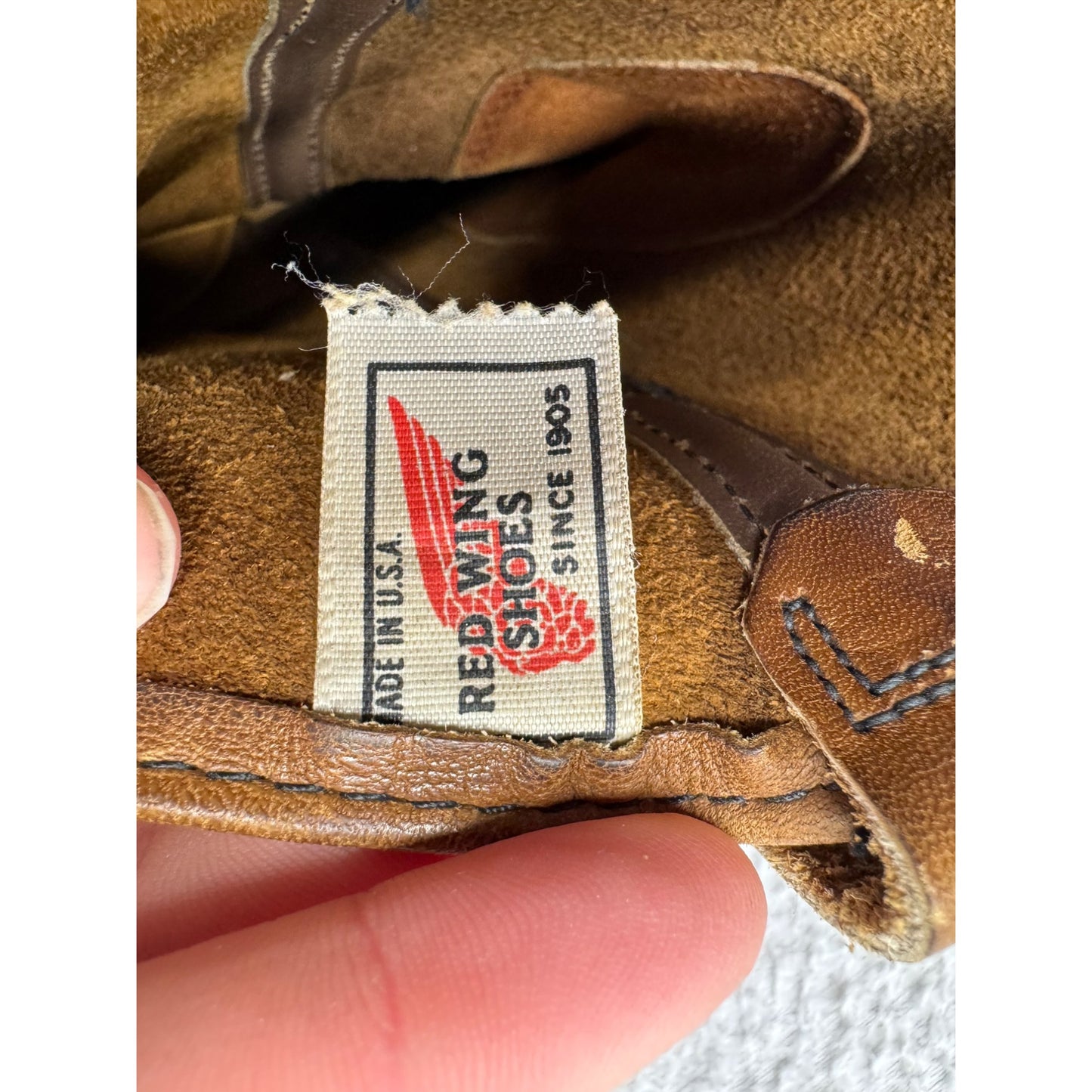 Men’s Vintage Red Wing Work boots #5832
