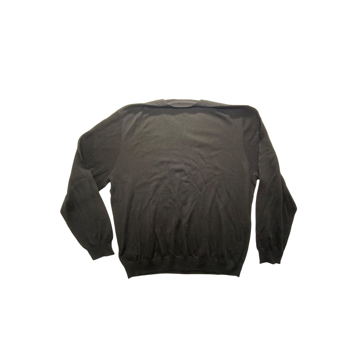 Kenneth Roberts Platinum V-Neck Sweater XL 100% Merino Wool #7192