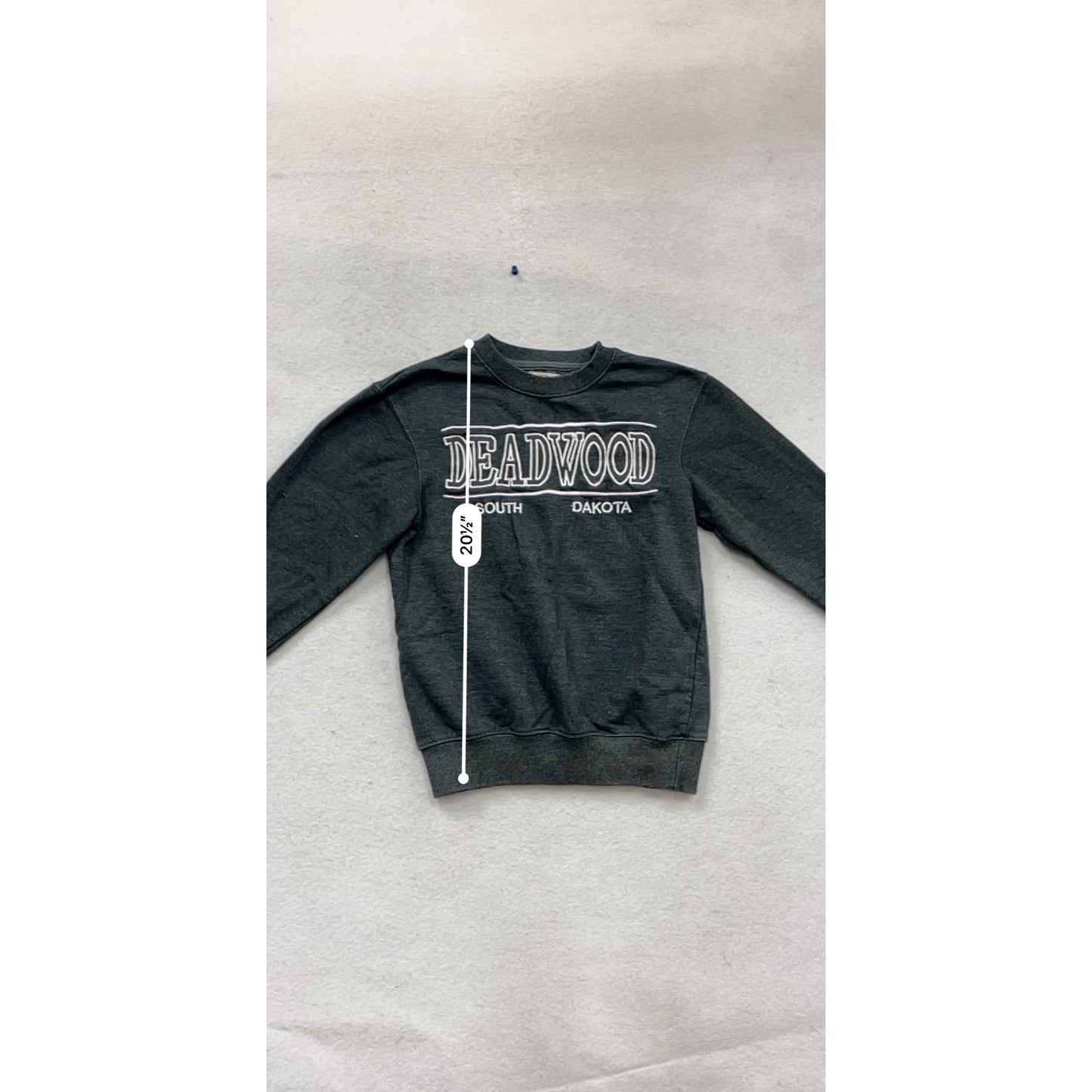 Deadwood South Dakota Graphic Crewneck Sweatshirt Xs #934A