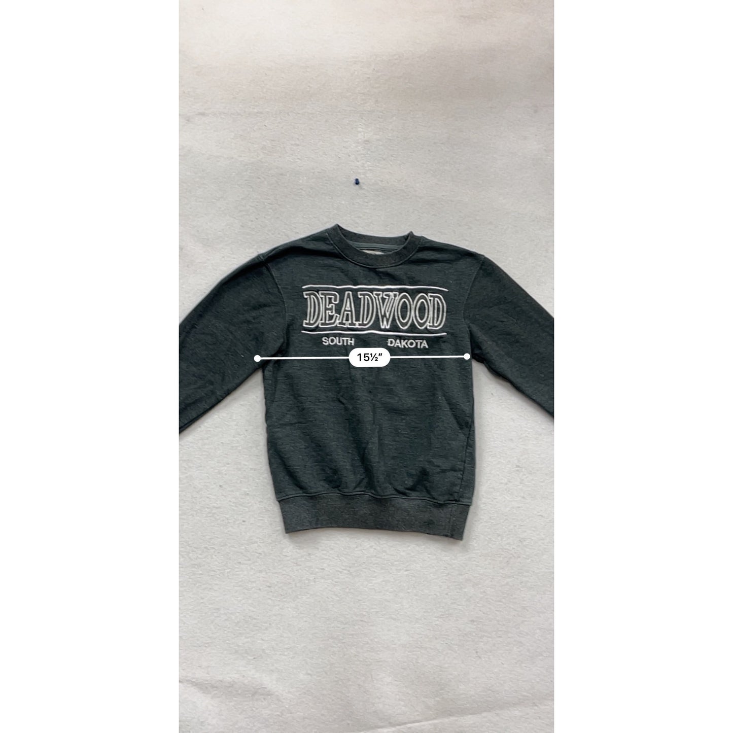 Deadwood South Dakota Graphic Crewneck Sweatshirt Xs #934A
