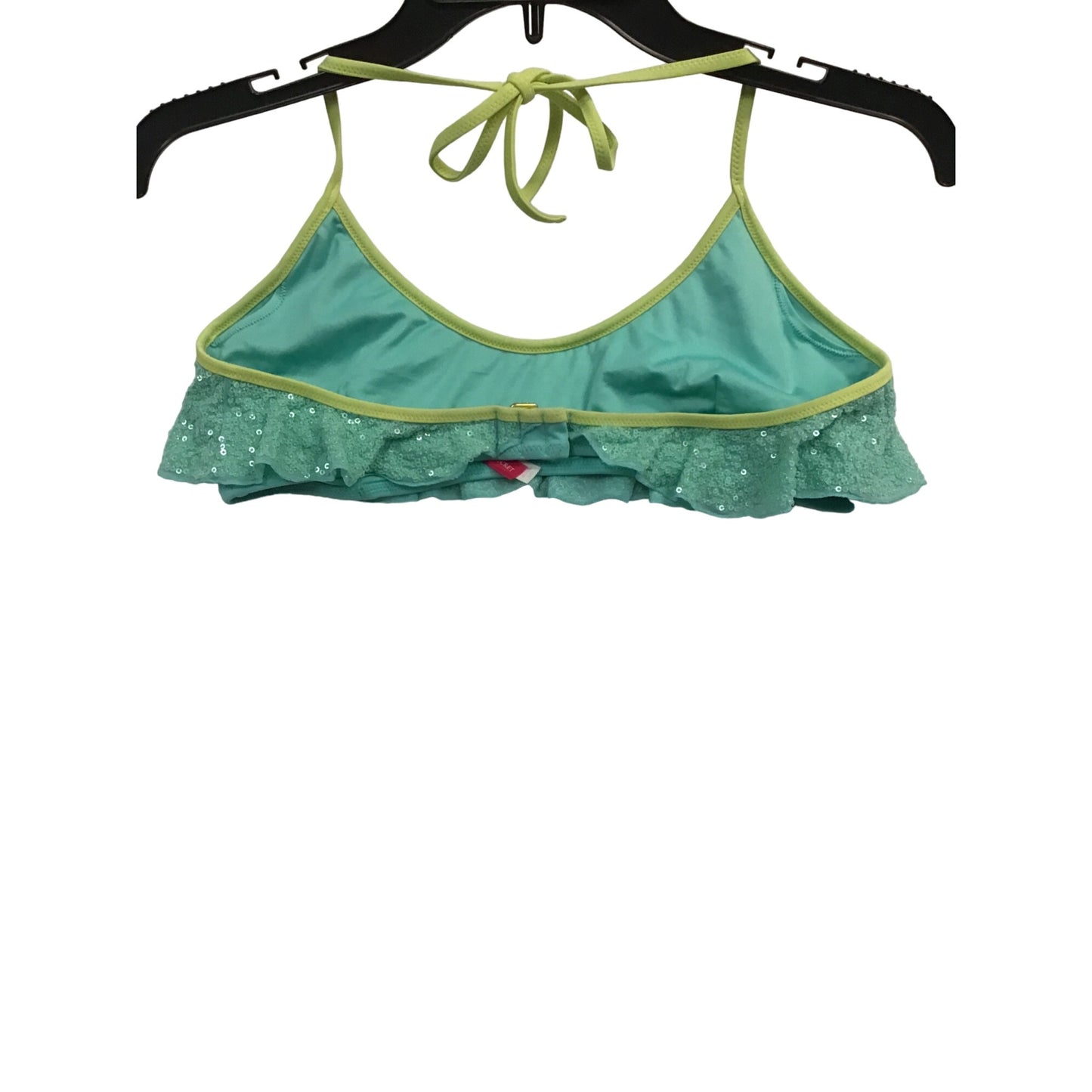 Women’s Sequined Ruffled Swim Top