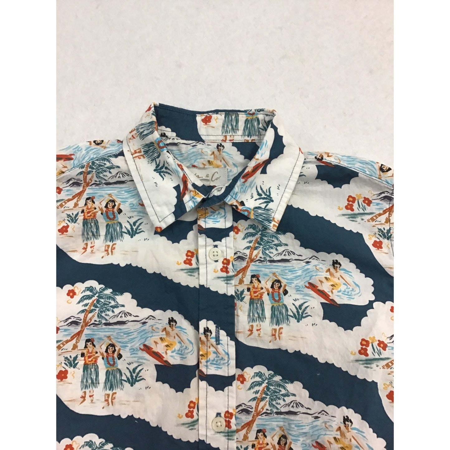 Kid Boy Hawaiian ButtonUp