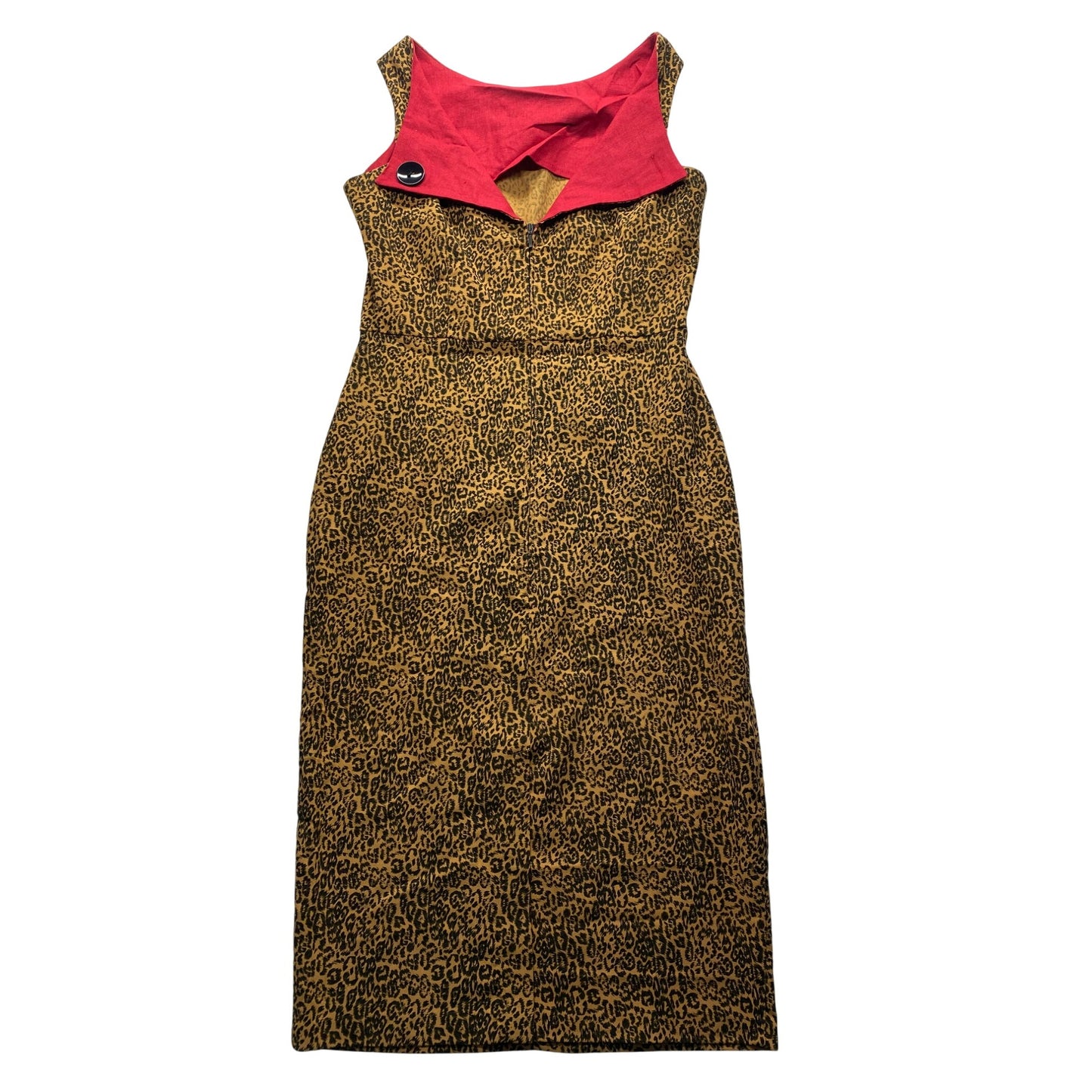 *BNWT* Bettie Page Leopard Print retro style dress #5684