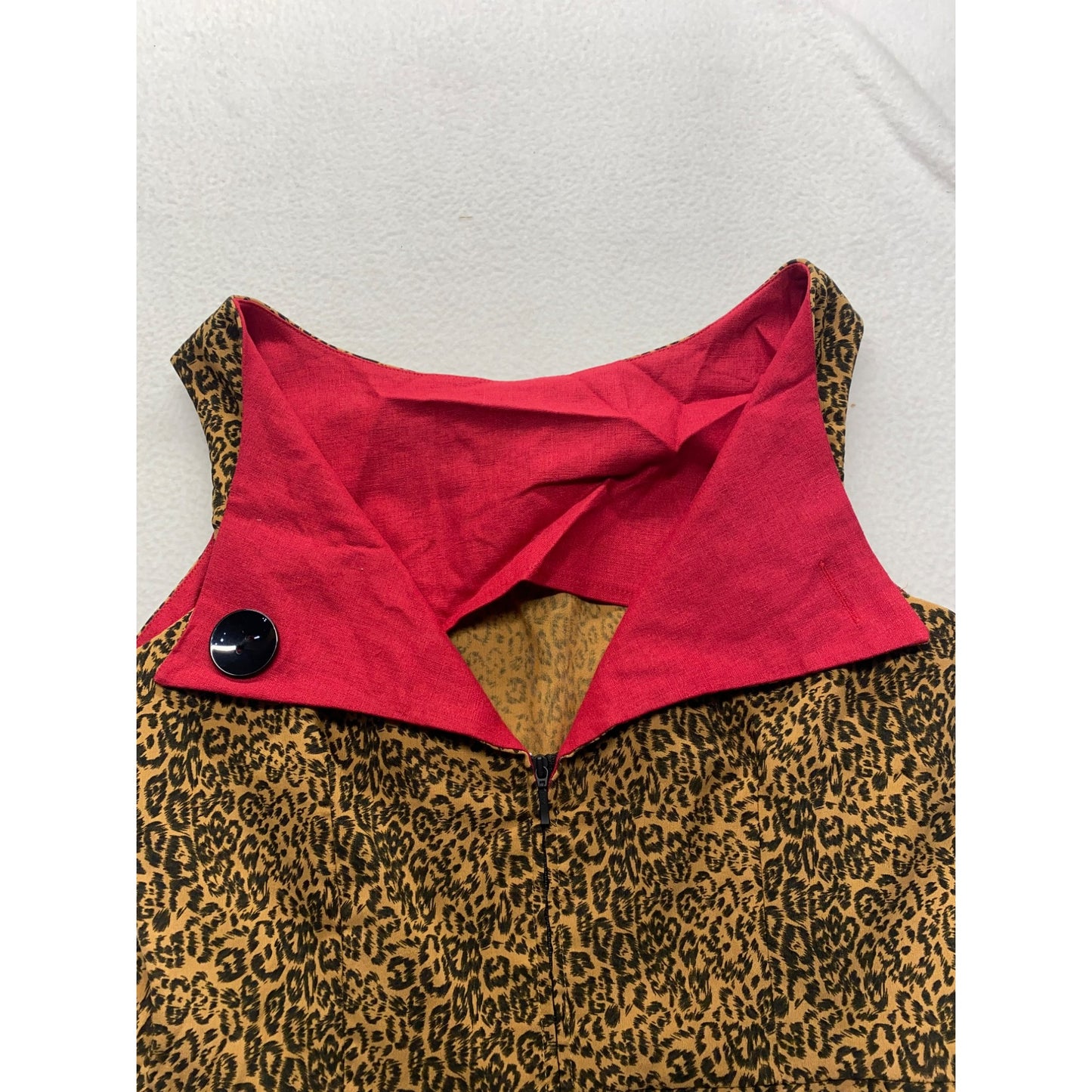 *BNWT* Bettie Page Leopard Print retro style dress #5684