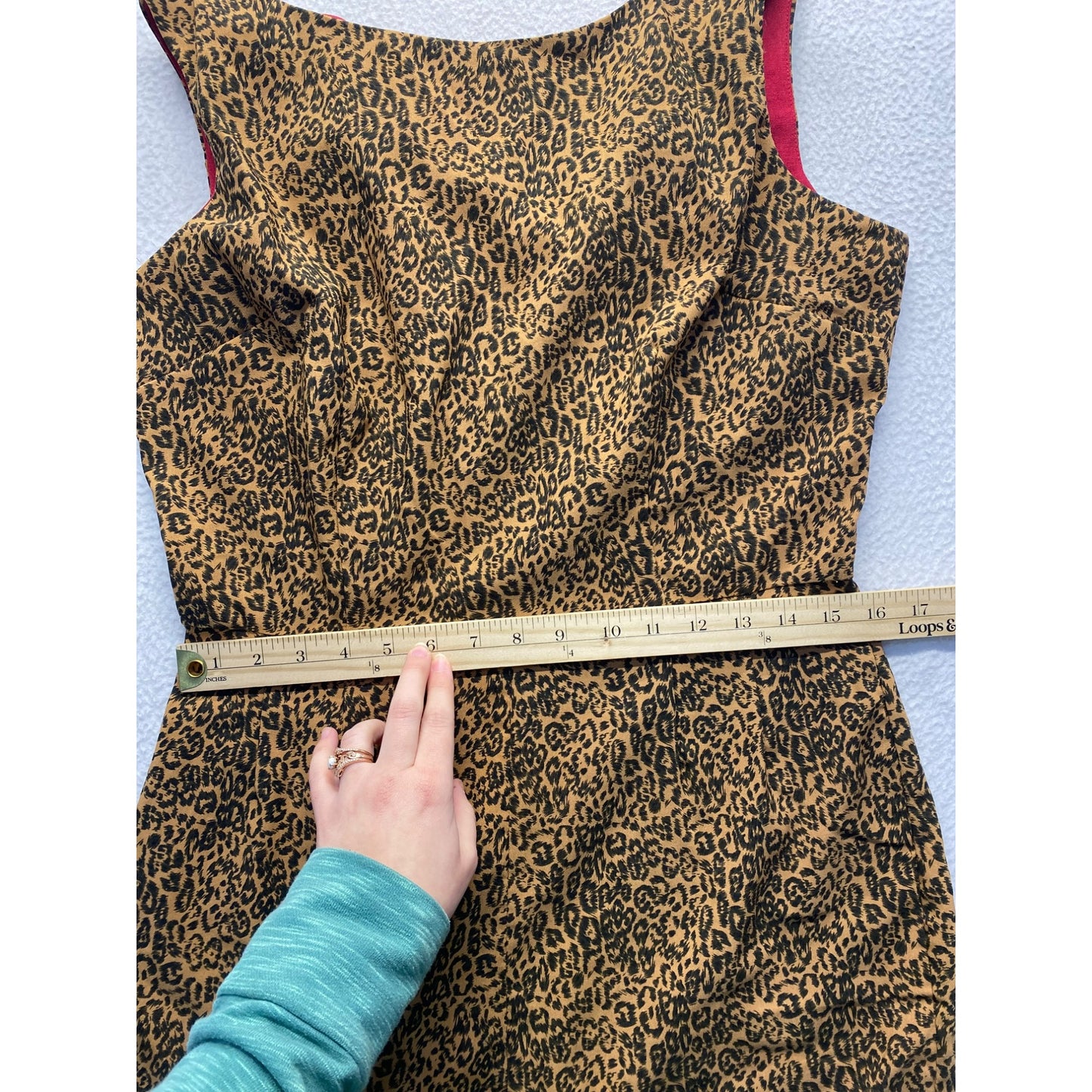 *BNWT* Bettie Page Leopard Print retro style dress #5684