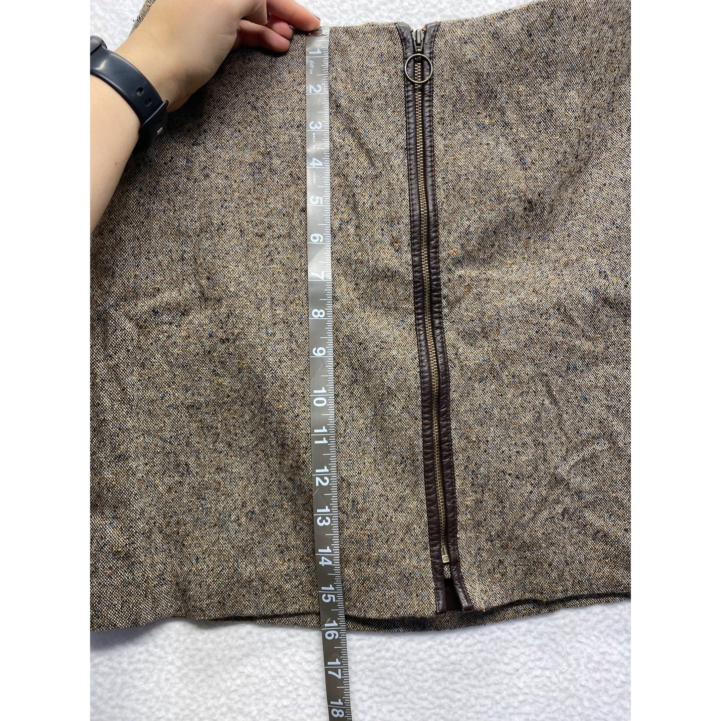 Cutesy Wool Mini Skirt #3958