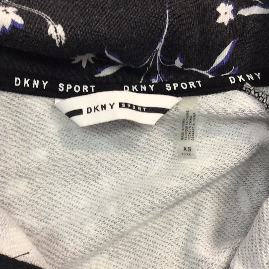 Women’s Floral DKNY Zip-Up Sweater