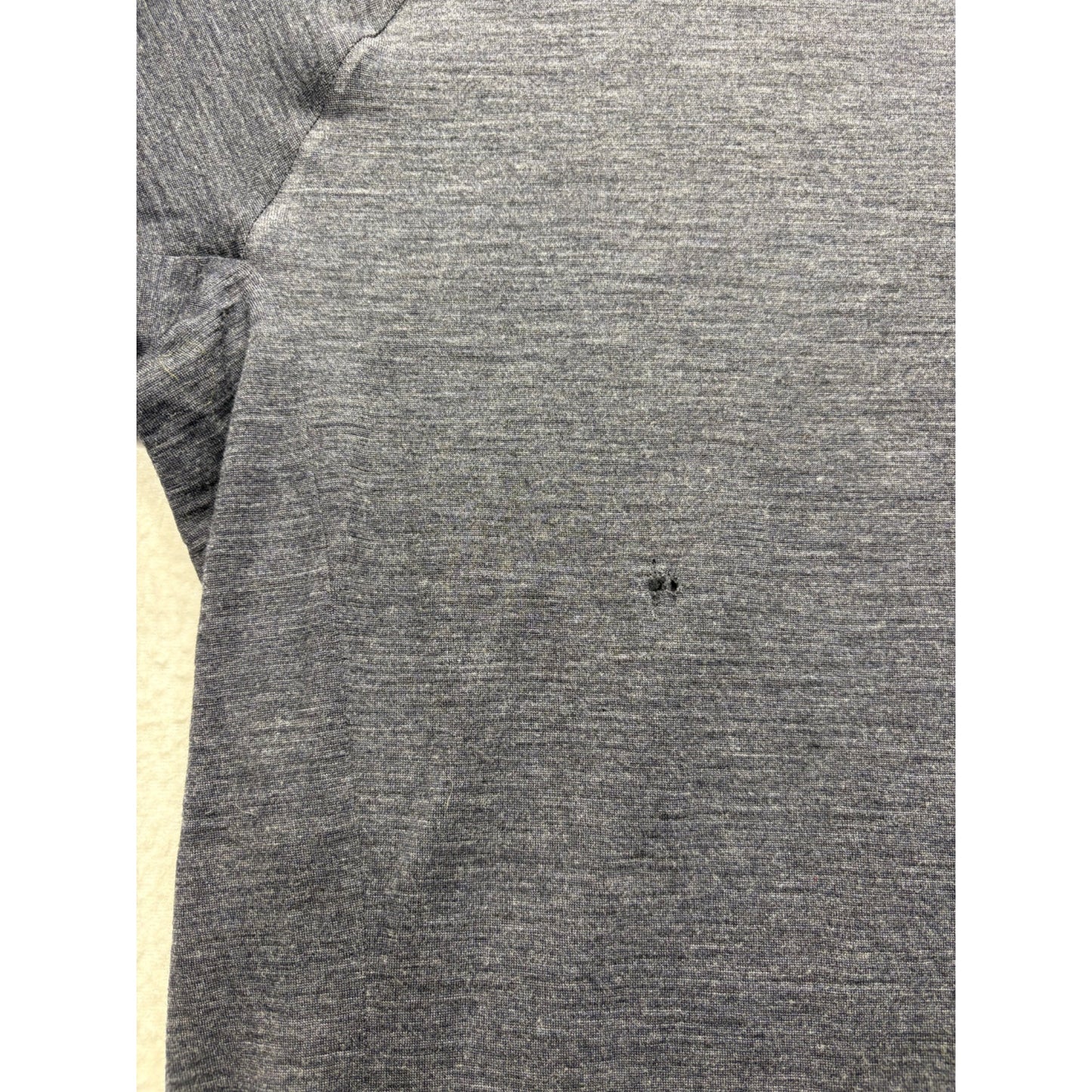 The North Face Mens Grey Wool Quarter-Zip Pullover #7629