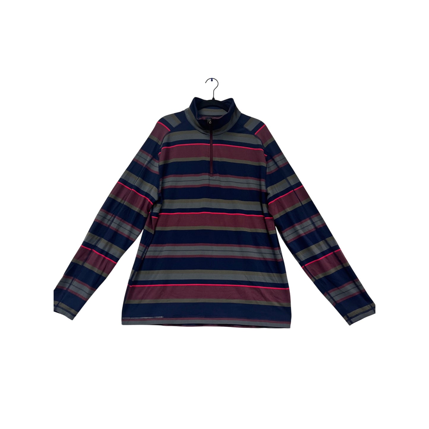 Lululemon Striped Quarter-Zip Pullover #802A