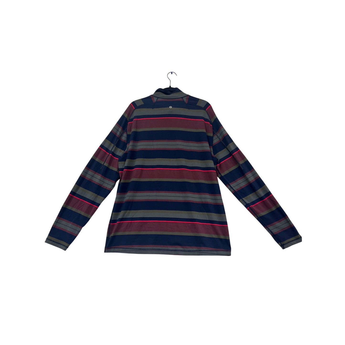 Lululemon Striped Quarter-Zip Pullover #802A