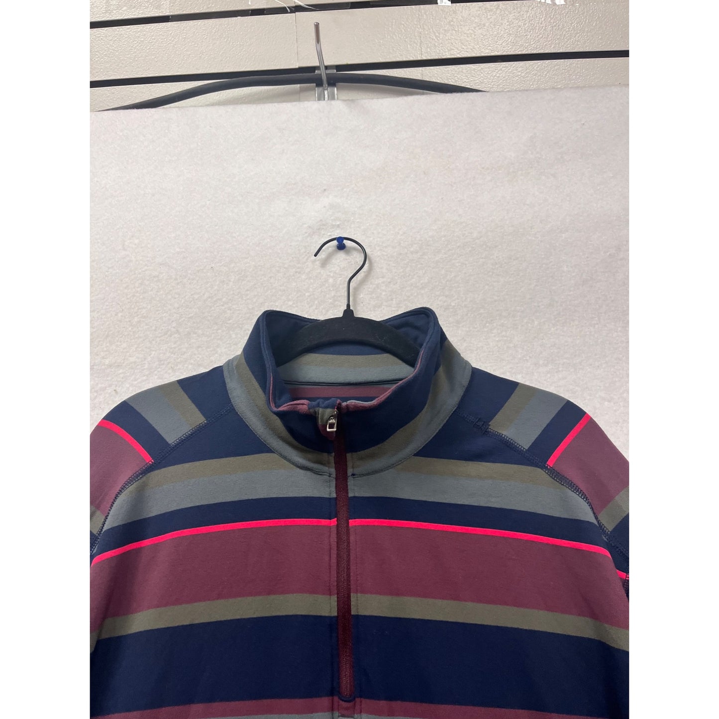 Lululemon Striped Quarter-Zip Pullover #802A